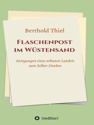 cover image of Flaschenpost im Wüstensand